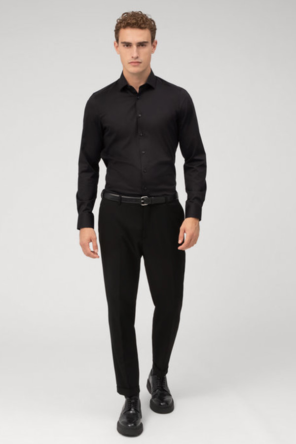 ΠΟΥΚΑΜΙΣΟ OLYMP - 68 ΜΑΥΡΟ